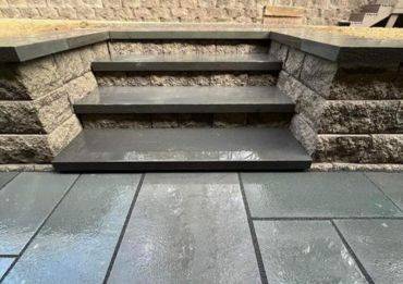 steps and caps stone