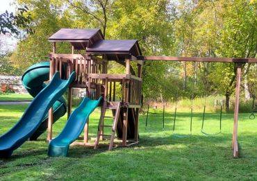 custom swingset finished project